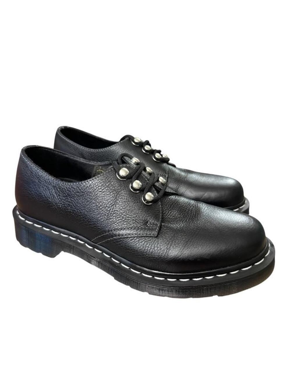 Dr Martens HDW 1461 Black Leather Oxford EUC Women US size 10